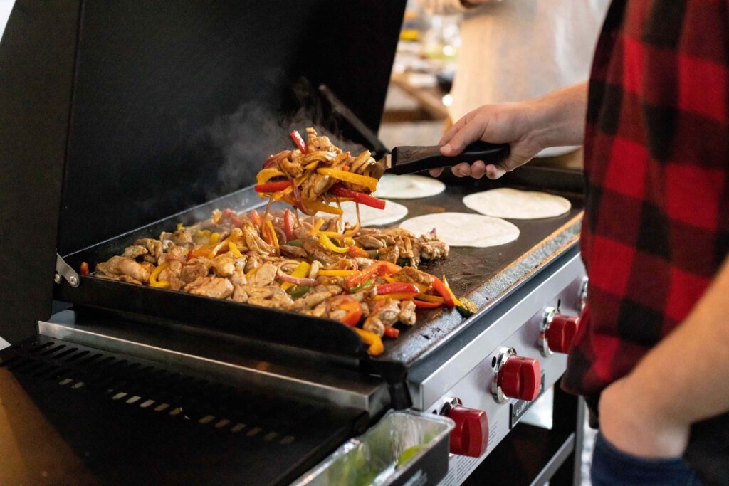 The best surface for an outdoor griddle